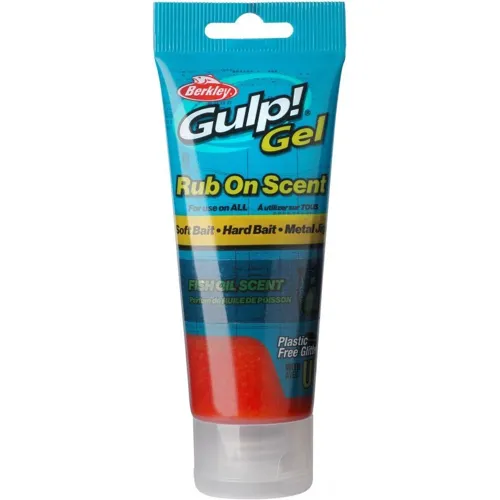 BERKLEY Gél Gulp! Fishoil Orange Silver Flake 80 ml
