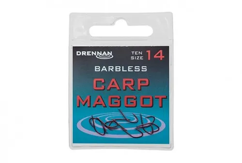 DRENNAN Háčiky s lopatkou bez protihrotu Carp Maggot