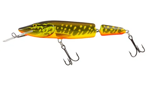 SALMO Wobler Pike Jointed Deep Runner Hot Pike 13cm, 24g (plávajúci)