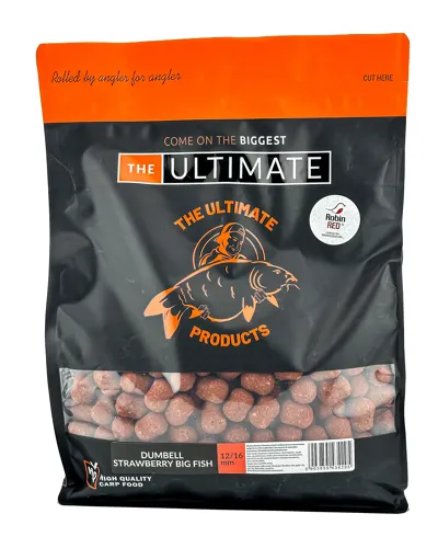 THE ULTIMATE Dumbell Strawberry Big Fish 12/16mm (1kg)