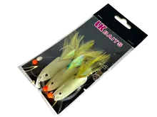 LK BAITS Nadväzec na more Hokkai Rig 5/0, 0.70/0.60mm, Lumino žltý