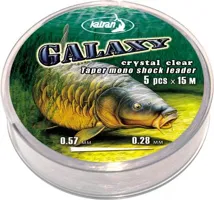 KATRAN Šokový vlasec Galaxy -5x15m|0.33-0.57mm