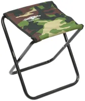 MIKADO Skladacia stolička camou do 80kg (33x30x35cm)