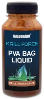 HALDORADO PVA Bag Liquid Krill Force Indian Spice 180 ml