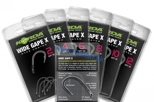 KORDA Háčiky Wide Gape X (10ks)