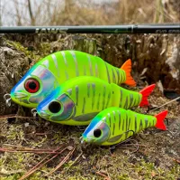 MIKADO Wobler MFT Swimbait Holo Tiger (potápavý) (1)