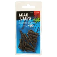 GIANTS FISHING Klip na olovo Lead clips with pin Zelený (10ks)