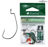 MIKADO Háčik SENSUAL OFFSET WORM I-Veľkosť č.3/0|bal.5ks