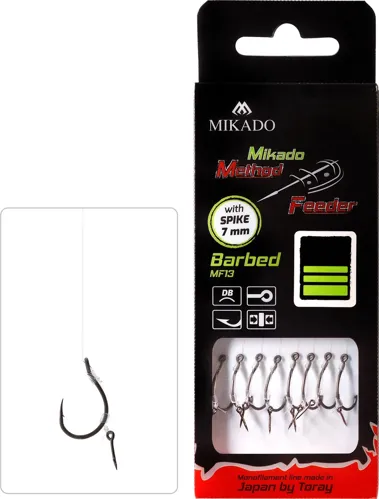 MIKADO Hotový nadväzec s hrotom MF13 8ks (vlasec)