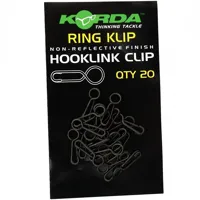 KORDA Rýchlo Karabínka Ring Klip (20ks)