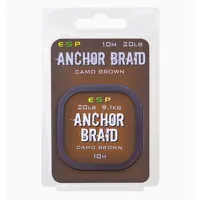 ESP Nadväzcová šnúra - Anchor Braid Gravel Brown (10m)