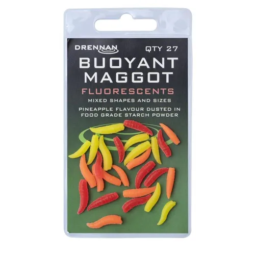 DRENNAN Červy Buoyant Maggot Fluorescents, 27ks