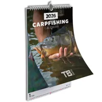 TB BAITS Rybársky kalendár Carpfishing 2026 33x46cm (1)