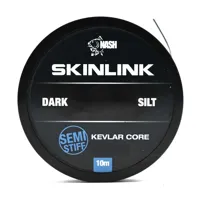NASH Stužená šnúrka SkinLink Semi Stiff Silt tmavo hnedá 10m (2)