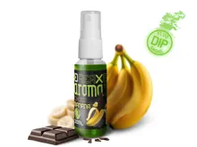 DELPHIN Dipovací sprej AromaX Čokoláda-Banán, 30ml, fluo zelený