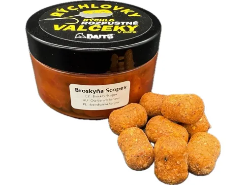 A BAITS Rýchlovky Valčeky Broskyňa Scopex 15x20mm, 100g