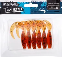 MIKADO Nástraha TWISTER 64mm/PEPPER TEA (6ks) (1)