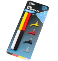 NASH Rovnátka Zig Screws Mix farieb, 4ks