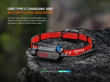 FENIX Nabíjateľná čelovka HP12R-T celočierna (10)