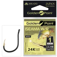 Háčik GOLDEN POINT-ISEAMA s očkom veľ.6 GB bal.10ks Mikado - HS10071-6-GB