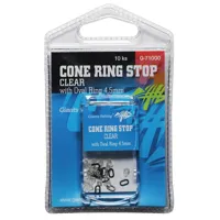 GIANTS FISHING Zarážka s krúžkom Cone Ring Stop Clear with Oval Ring 4.5mm
