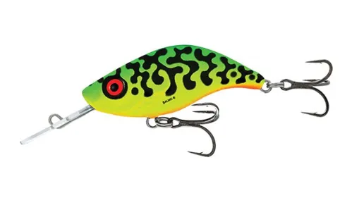 SALMO Wobler SPARKY SHAD SINKING Green Tiger 4cm (potápavý)