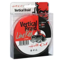 HELL-CAT Šnúra Braid Line Vertical Red 150m
