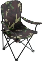 MIKADO Rybárska stolička s opierkami Camufláž (55x55x43/90cm)