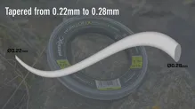 MATRIX Šokový vlasec Horizon X Tapered Leaders 0.22-0.28mm, 5x12m (1)