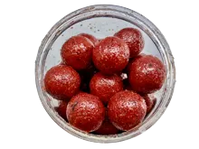 LK BAITS Fresh Boilies Restart Wild Strawberry 18mm, 250ml (1)