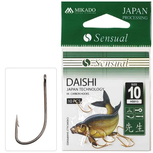 MIKADO Háčik SENSUAL-DAISHI s očkom Čierny nikel