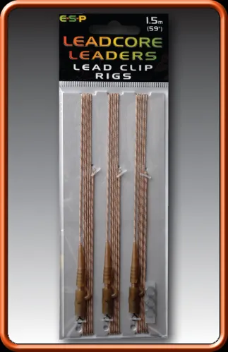 ESP Návazec Leadcore Lead Clip 1,5m Sandy Gravel - ETLLLC015SG