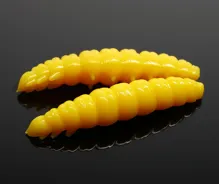 LIBRA LURES Larva 35 Yellow 007 (12ks) syrová príchuť