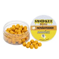 NOVÁK FEEDER Smokee Boilie 11mm, Ananás, 30g