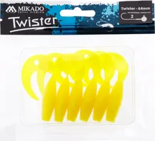 MIKADO Nástraha TWISTER 64mm/LEMON (6ks) (1)