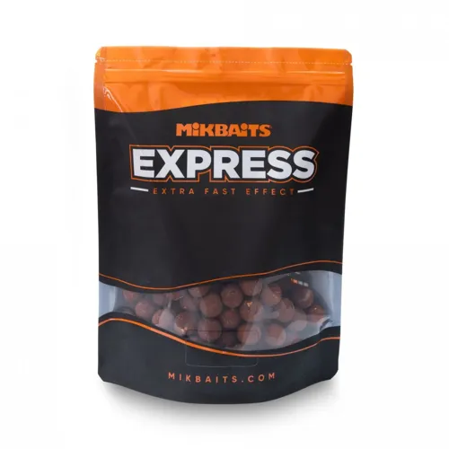 MIKBAITS eXpress boilies Polnočný Pomaranč 20mm, 1kg