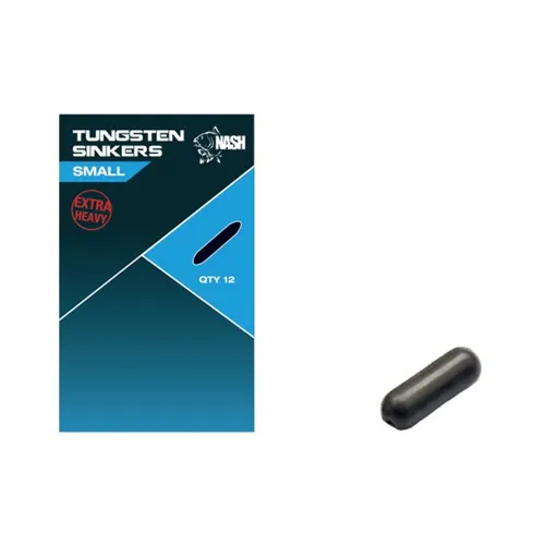 NASH Zarážky na montáž Tungsten Sinkers veľ. S, 12ks