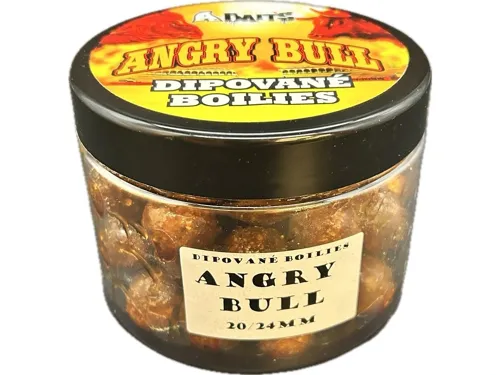 A BAITS Dipované boilies Angry Bull 20/24mm, 350g