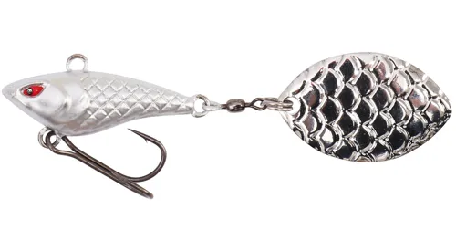 MIKADO Wobler M-Tail 6g, Silver (1ks)