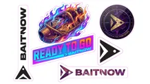 BAITNOW Sada samolepiek  č. 2