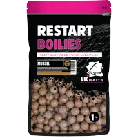LK BAITS ReStart Boilies Mussel 18mm, 250g